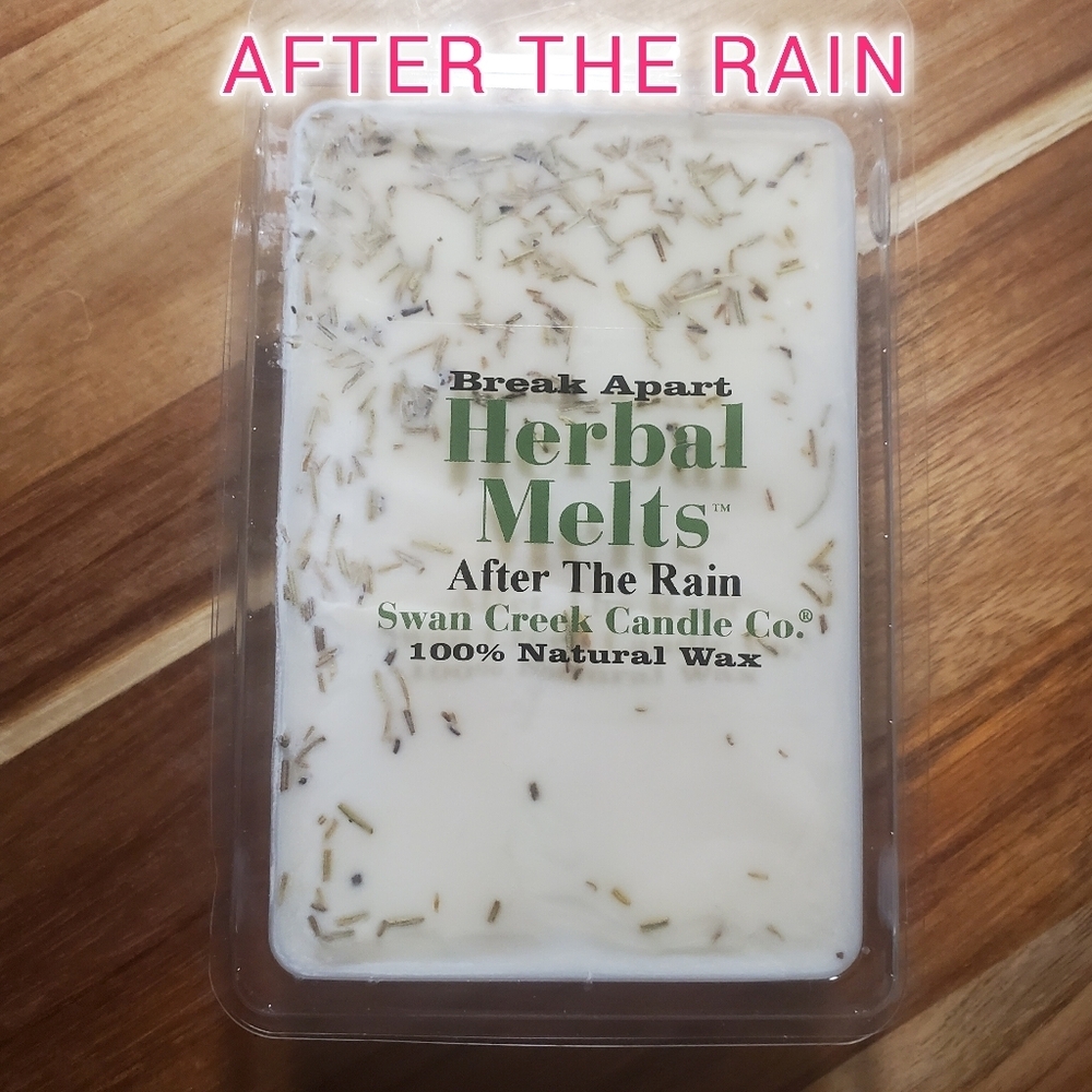 AFTER THE RAIN by SWAN CREEK CANDLE CO. Herbal Melts 100% Natural Wax 5.25 oz